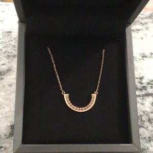 Gold tone necklace